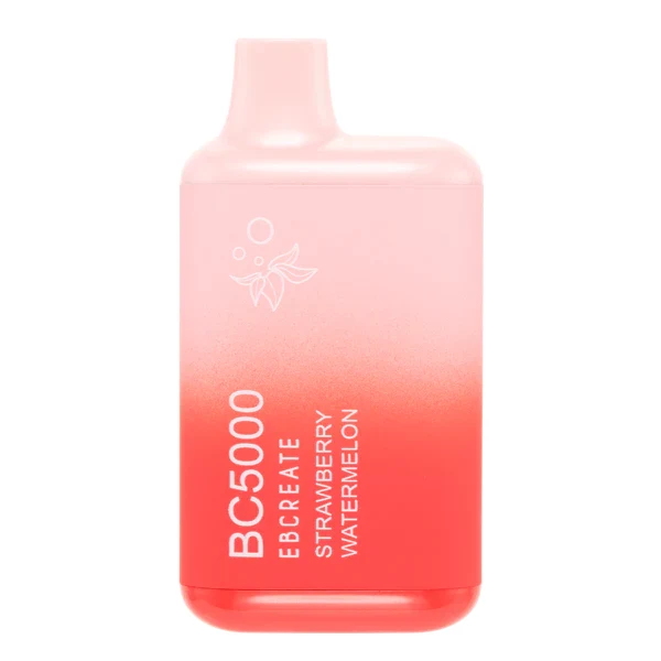 elf bar strawberry Strawberry Watermelon BC5000 device with transparent window