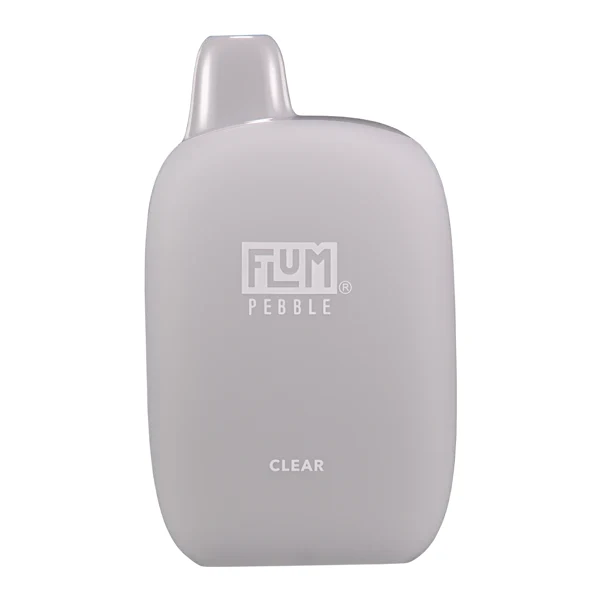float pebble clear device held in hand showing sleek design