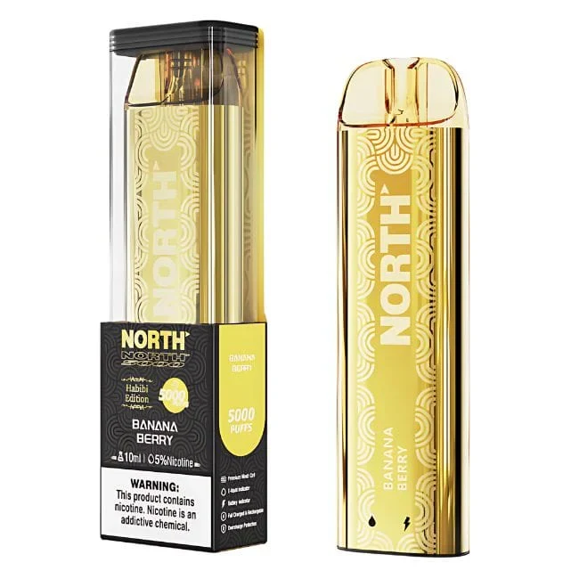 Modern foger battery device on white background