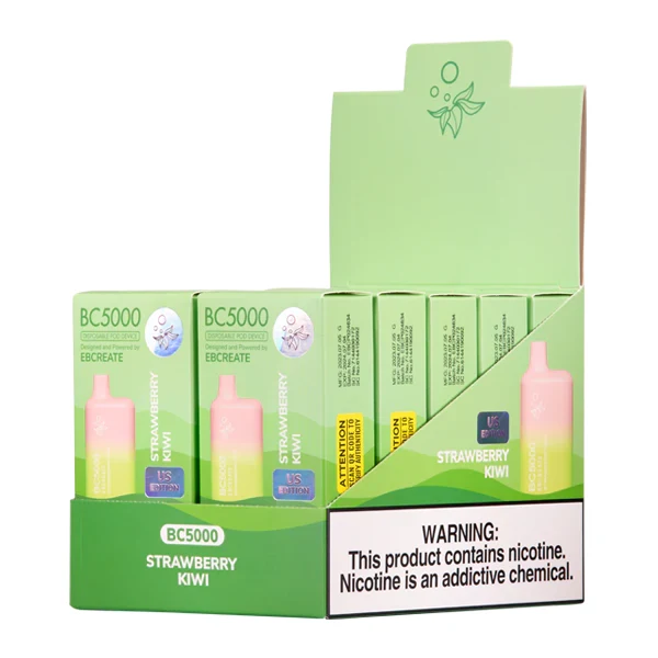 Modern disposable vape devices showcasing grape popperz flavor range, arranged on a sleek black background with ice blue accents