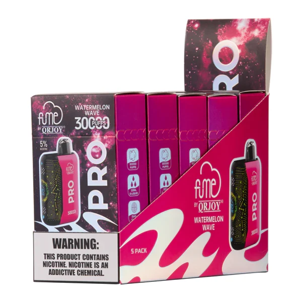 Lost Mary Hookah device with flavor list on packaging