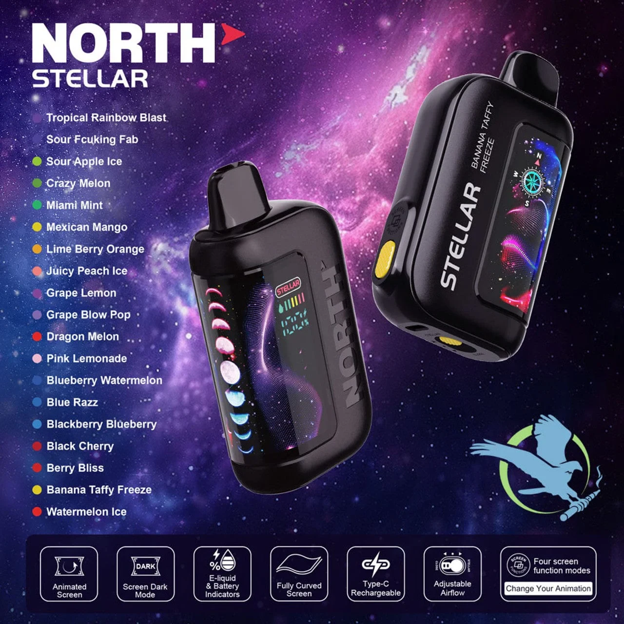 North Stellar Dark Moon 40K omina bar x lala bar budget option
